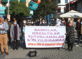 Antalya Emek ve Demokrasi Platformu’ndan HDP’li Bülbül’e destek