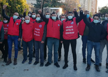 Birleşik Metal İş üyesi işçiler Ankara’da