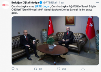 Erdoğan ve Bahçeli görüştü