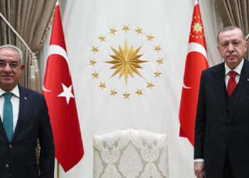 Erdoğan, DSP Genel Başkanı Aksakal’ı kabul etti