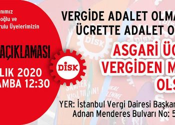 DİSK yurt genelinde vergi dairelerinin önünde toplanıyor