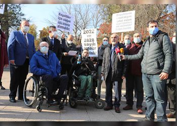 Engellilerden Meclis önünde 5 acil talep