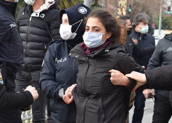 Güven’in tutuklanmasını protesto edenlere polis müdahalesi