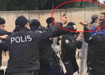 Polisten iş yeri yıkılan mahalle halkına sert müdahale
