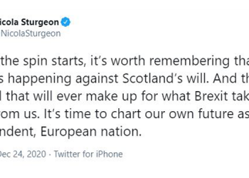 İskoçya Başbakanı Sturgeon’dan ‘bağımsızlık’ açıklaması
