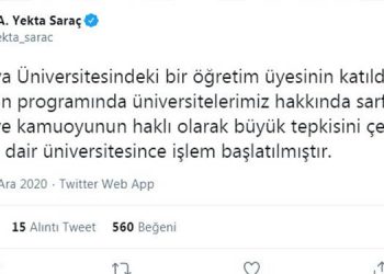 YÖK Başkanı Saraç: Üniversitelerimizle ilgili çok çirkin ifadeler kullanılması kabul edilemez