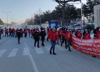 Ankara’ya gelmeye çalışan metal işçilerine engelleme