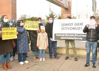 İşten çıkarılan 65 işçiden işe iade eylemi