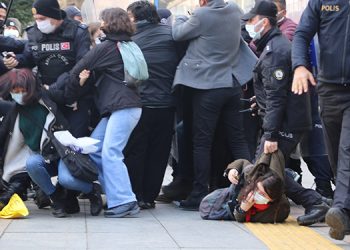 Ankara’da ‘kayyım rektör’ protestosuna müdahale