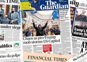 Dünya basınında ABD’deki kongre saldırısı: Darbe günü