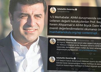 Demirtaş’tan Uçum’a ‘okkalı cevap’ göndermesi