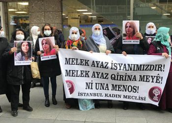 Kadınlardan katledilen Melek Ayaz için eylem