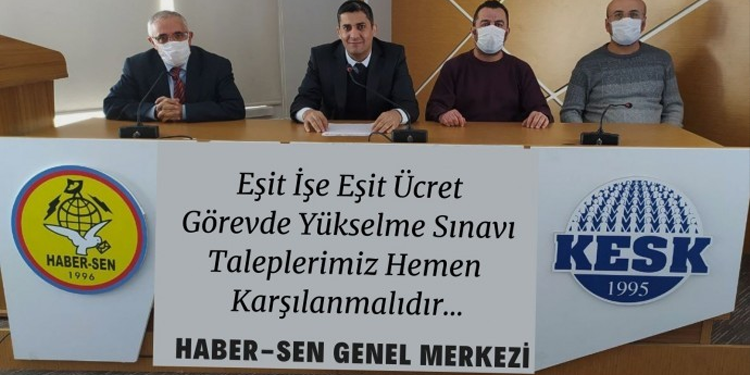 Haber Sen: Atamalarda liyakat esas alınsın Haber Sen: Atamalarda liyakat esas alınsın