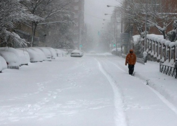 İspanya’da kar fırtınası