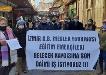 Soyer’den çözüm sözü alan işçiler eyleme ara verdi