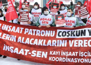 Kayı İnşaat İşçileri: Sadaka değil hakkımızı istiyoruz