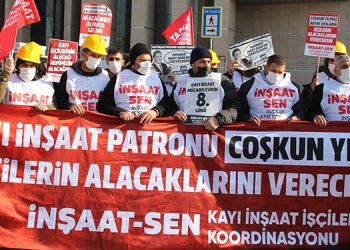 Kayı İnşaat işçilerinden işveren Yılmaz hakkında suç duyurusu