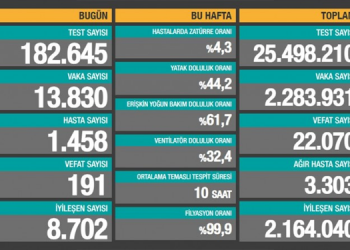 Koronadan ölenlerin sayısı 22 bini geçti