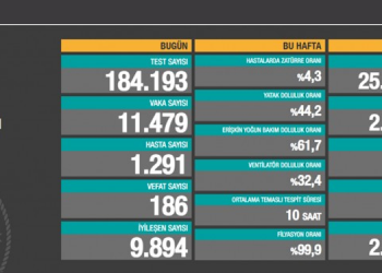 Türkiye’de vefat sayısı 22 bin 450’ye yükseldi