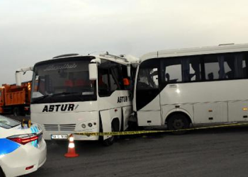 Tekirdağ’da işçi servisi midibüsler çarpıştı: 19 yaralı
