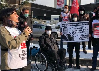 Piroğlu’ndan eylemdeki işçilere destek