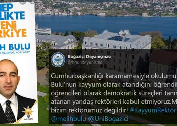 Boğaziçi’ne atanan rektöre ‘kayyım’ tepkisi