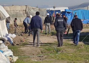 Çadırda yaşayan Suriyeli mülteciler karanlıkta bırakıldı