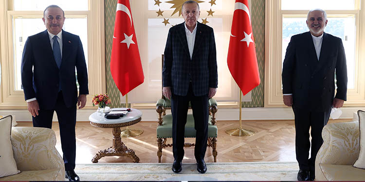 Erdoğan, Cevad Zarif’i kabul etti Erdoğan, Cevad Zarif’i kabul etti