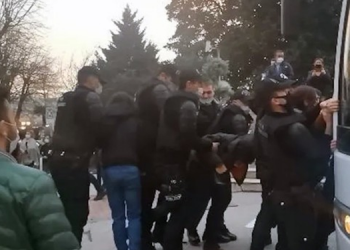 Kocaeli’de Boğaziçi protestosunda 17 gözaltı