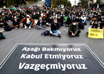 Boğaziçi öğrencileri: Eşitçe yaşamadan geri adım atmak yok