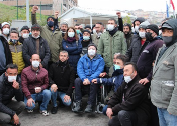 HDP’den Maltepe işçilerine dayanışma ziyareti