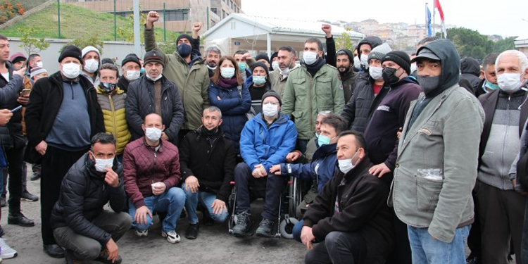 HDP’den Maltepe işçilerine dayanışma ziyareti HDP’den Maltepe işçilerine dayanışma ziyareti
