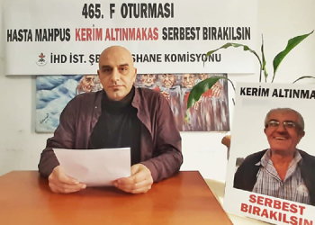 65 yaşındaki hasta tutuklu Altınmakas’ın durumuna dikkat çekildi