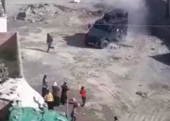 Zırhlı araç çocukları ezmeye çalıştı