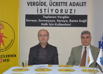 BES: Vergiler savaşa, sermayeye değil halka kullanılsın