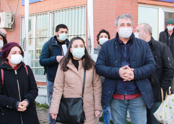 İşçiler için yapılacak açıklamaya salgın engeli