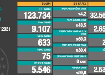 Vaka sayıları artıyor: 24 saatte 9 bin 107 vaka