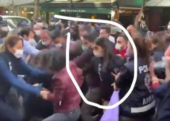 Tecavüz tehdidinde bulunan polis teşhir edildi