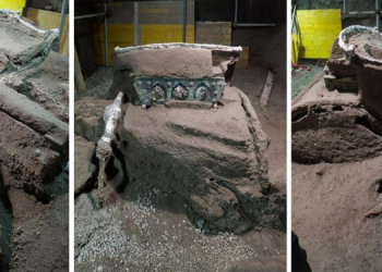 İtalya’da 2000 yıllık dört tekerlekli tören arabası bulundu