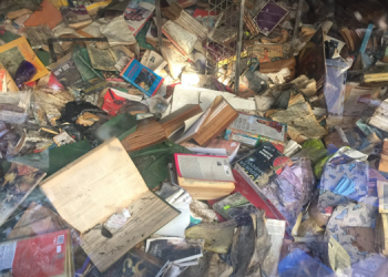 Kitapları su altında kalan sahaflar için dayanışma çağrısı