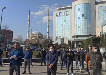 Bayrampaşa’da belediye işçilerinden eylem