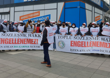 Döhler işçilerinden eylem