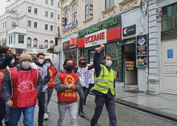 İSİG’den PTT direnişçilerine ziyaret