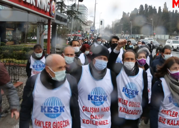 KESK’in Ankara yürüyüşü başladı