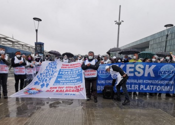 KESK’lilerin Ankara yürüyüşü ikinci gününde