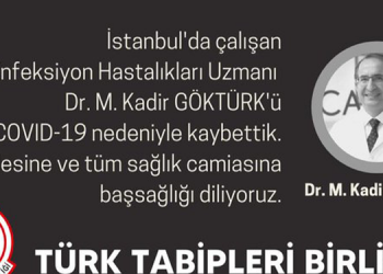 Bir doktor daha Covid-19’a kurban gitti