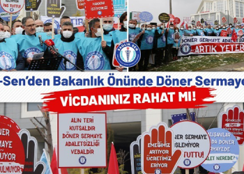 Sağlık-Sen’den ‘döner sermaye’ protestosu