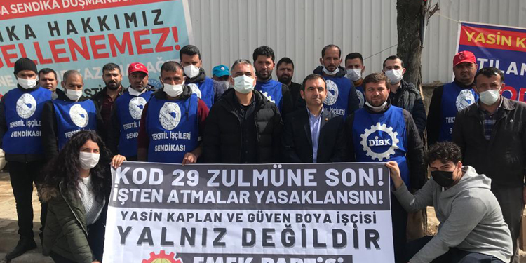 Akdeniz: Kod-29 iş kanunundan çıkarılsın Akdeniz: Kod-29 iş kanunundan çıkarılsın