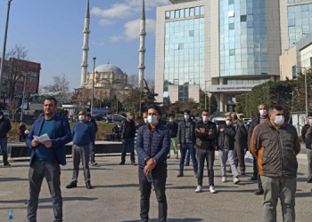 Bayrampaşa Belediyesi işçilerinden sözleşmeye uyma çağrısı