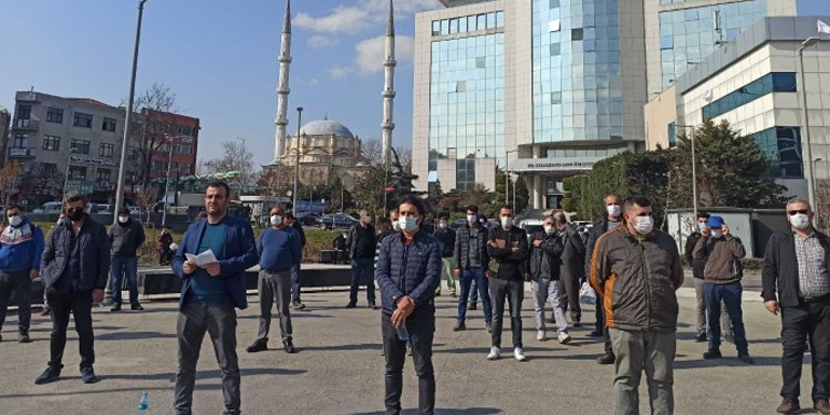 Bayrampaşa Belediyesi işçilerinden sözleşmeye uyma çağrısı Bayrampaşa Belediyesi işçilerinden sözleşmeye uyma çağrısı